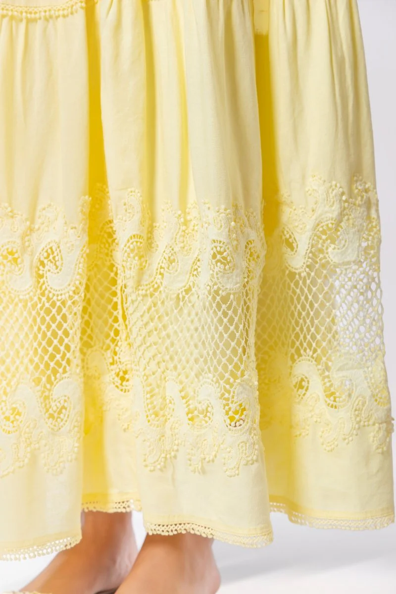 Hallie Dress (Light Yellow) - Image 5