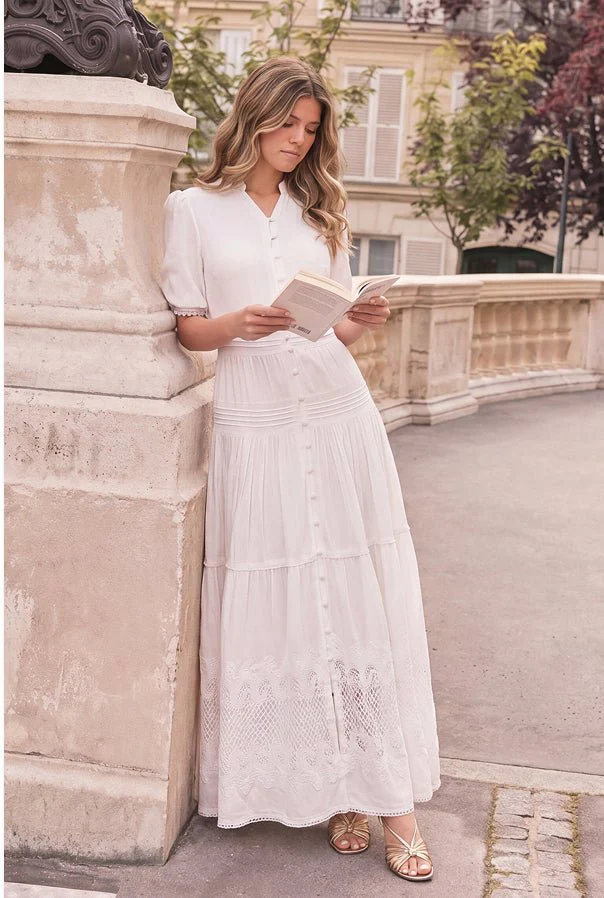 Hallie Dress (White) - Image 3
