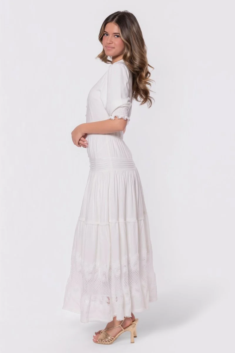 Hallie Dress (White) - Image 4