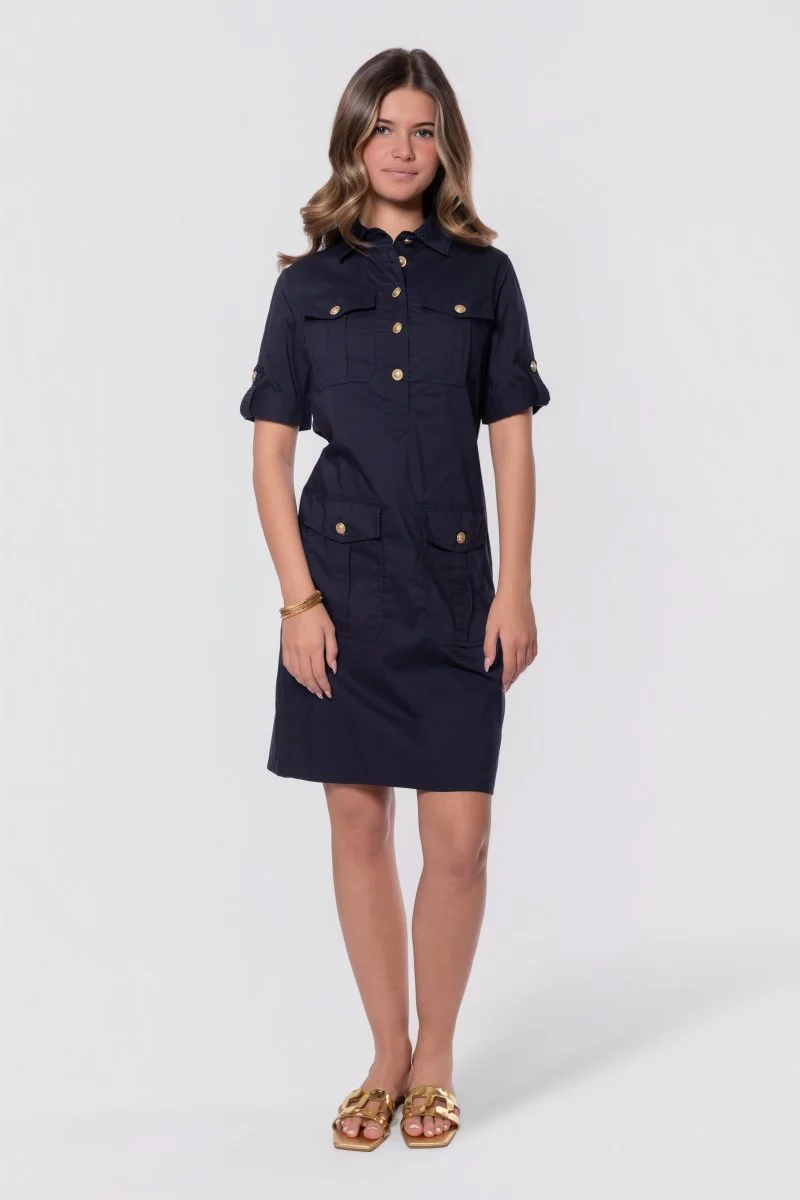 Hayden Dress (Navy) - Image 3
