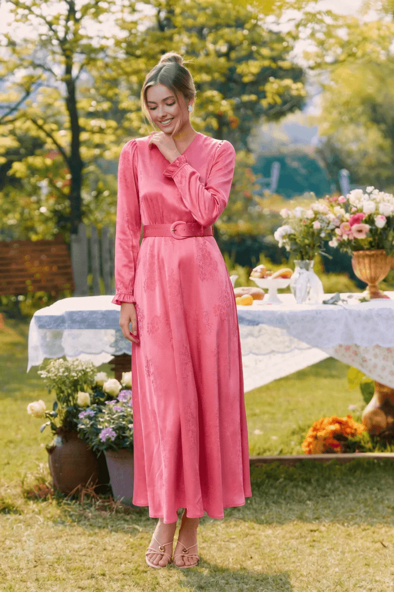 Helena Dress (Pink) - Image 3
