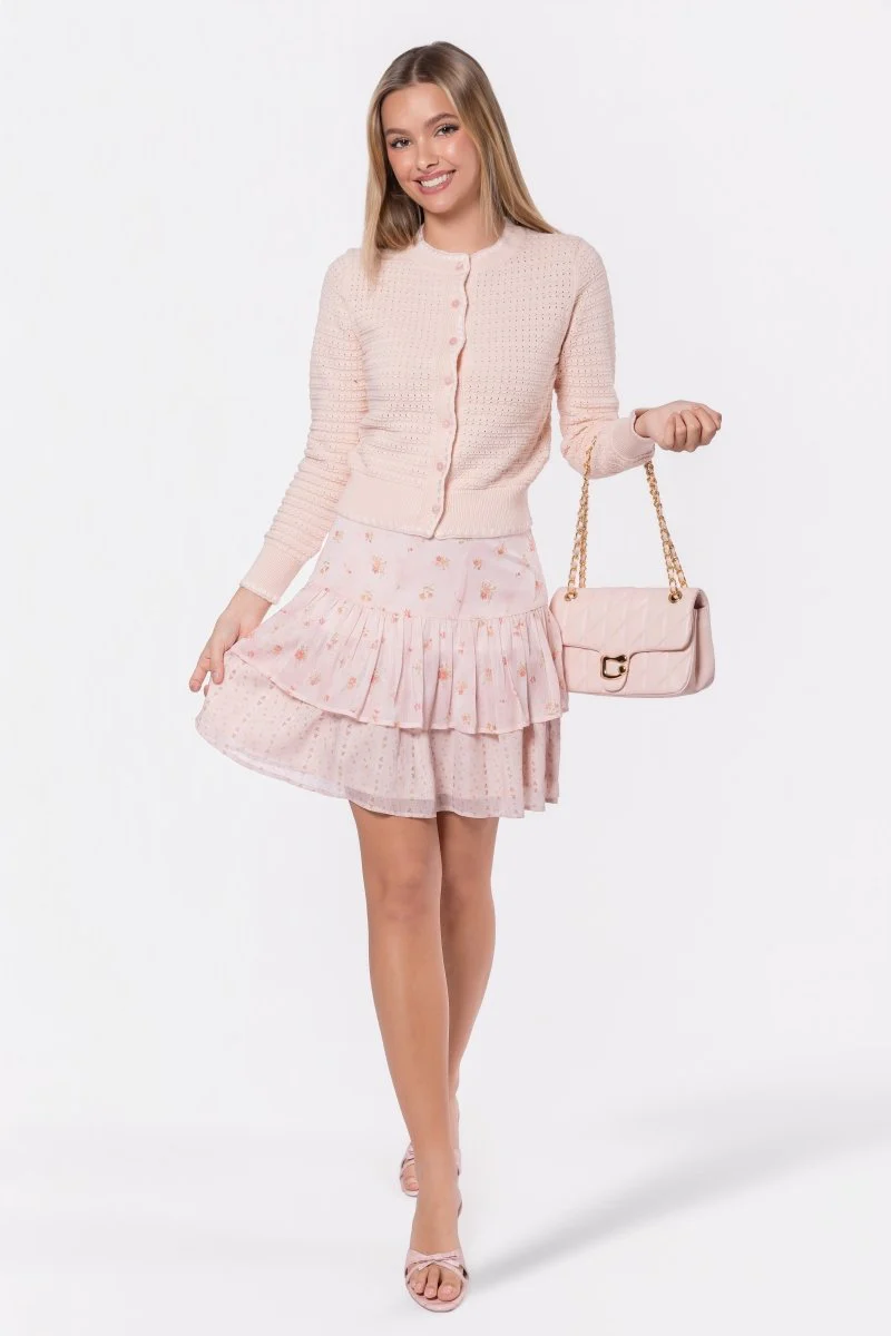 Jane Cardigan (Light Peach) - Image 2