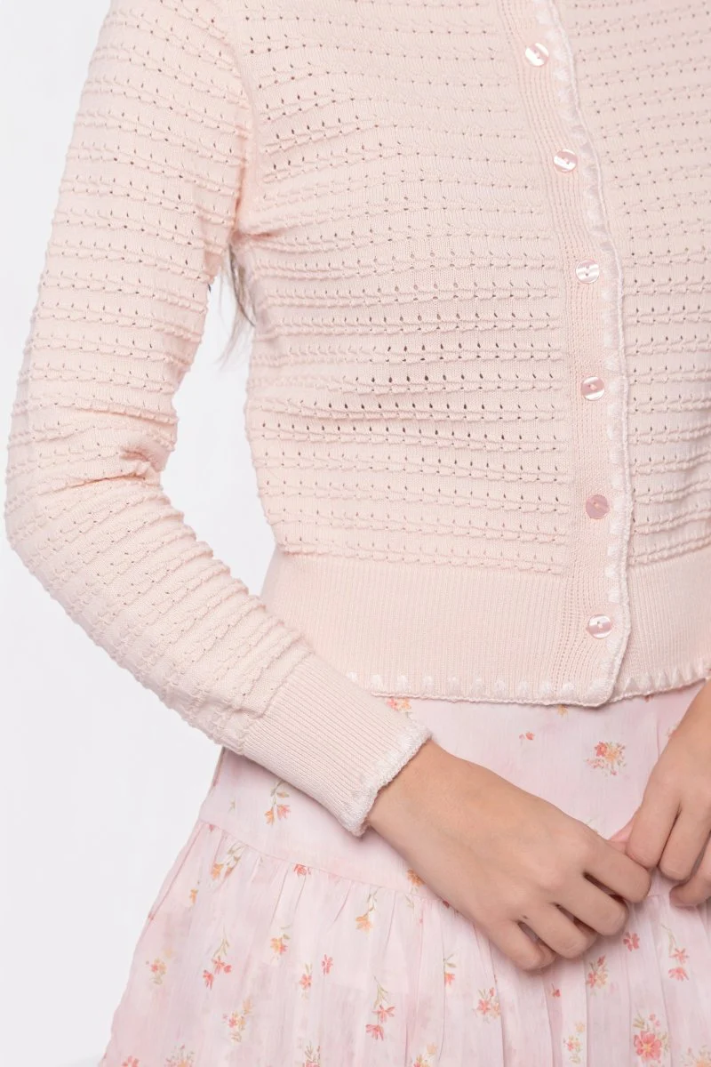 Jane Cardigan (Light Peach) - Image 6