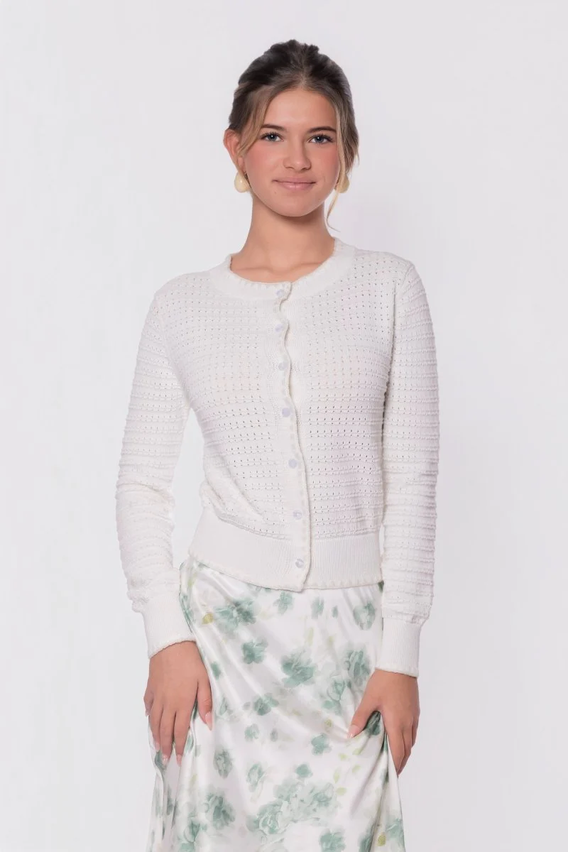 Jane Cardigan (White) - Image 3