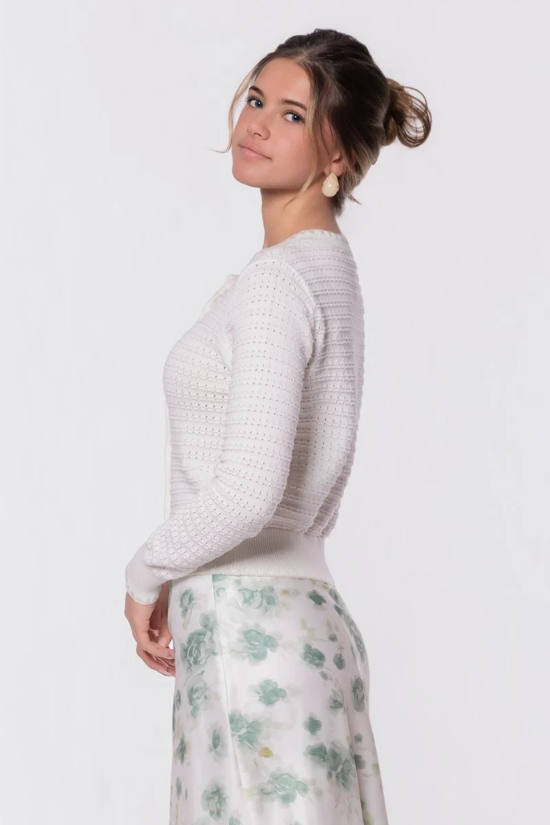 Jane Cardigan (White) - Image 4