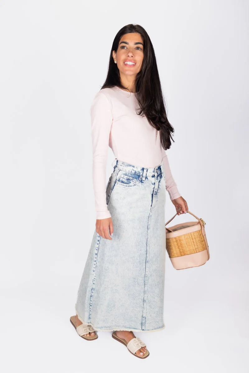 Jill Skirt (Light Blue) - Image 6