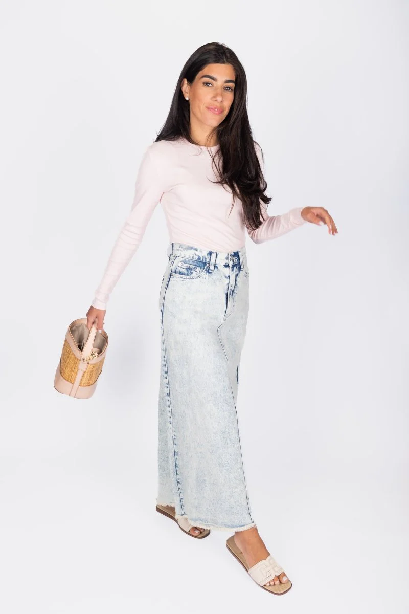 Jill Skirt (Light Blue) - Image 7