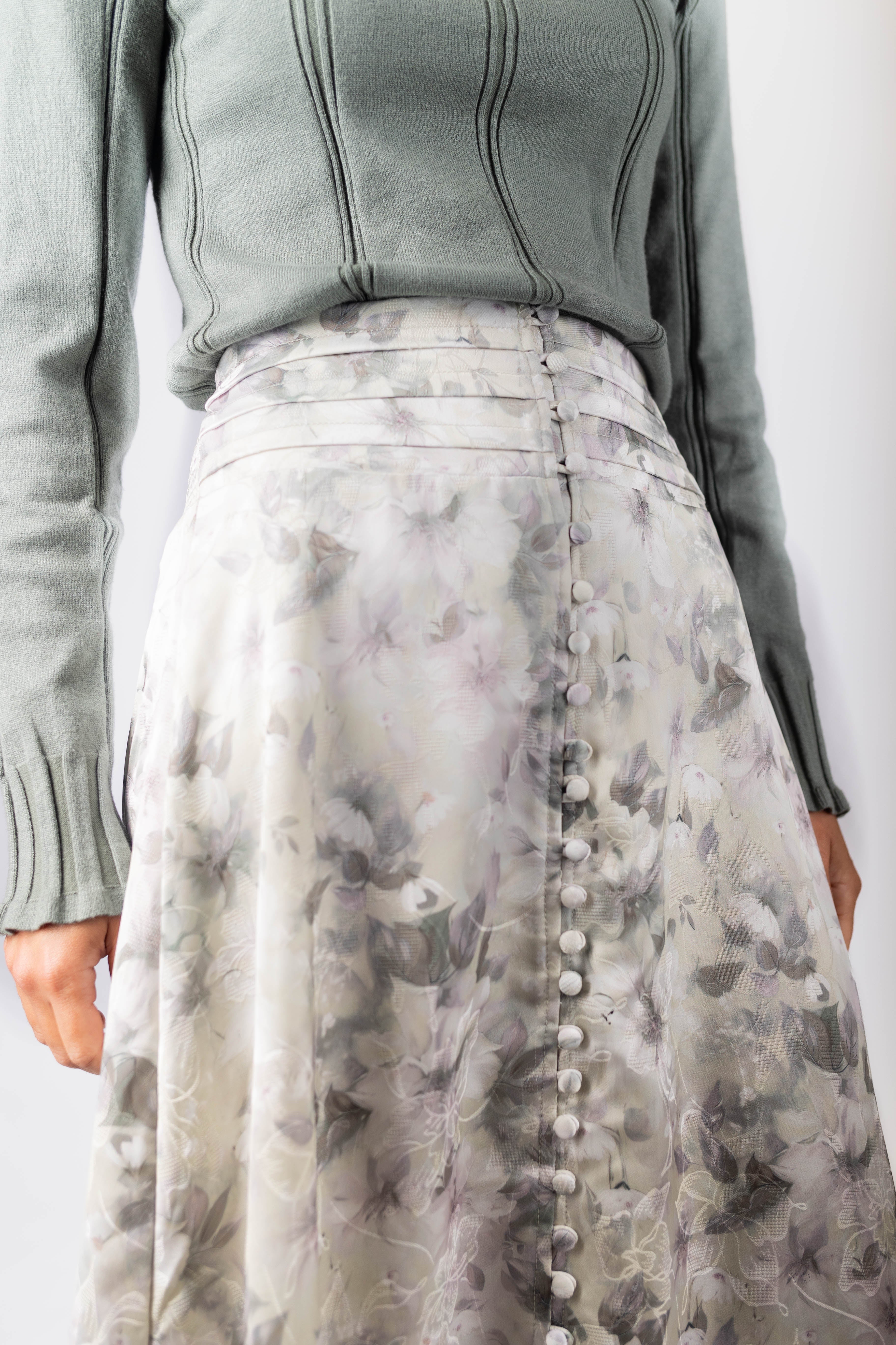 Josephine Skirt (Sage Green) - Image 5