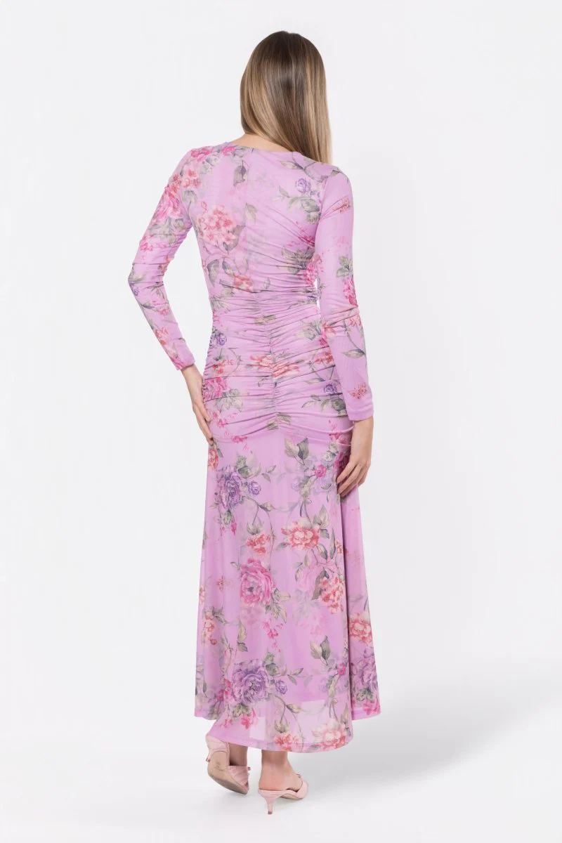 Juliana Dress (Pink/Green) - Image 5