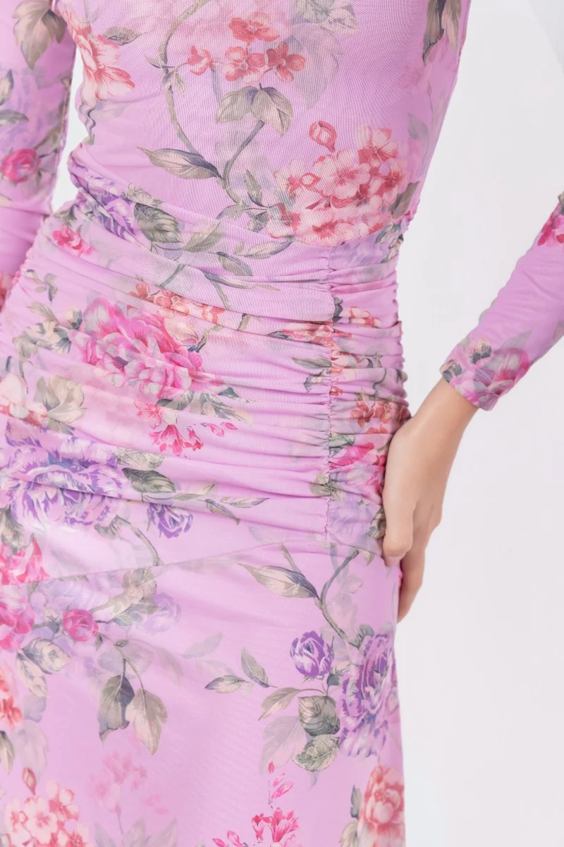 Juliana Dress (Pink/Green) - Image 6