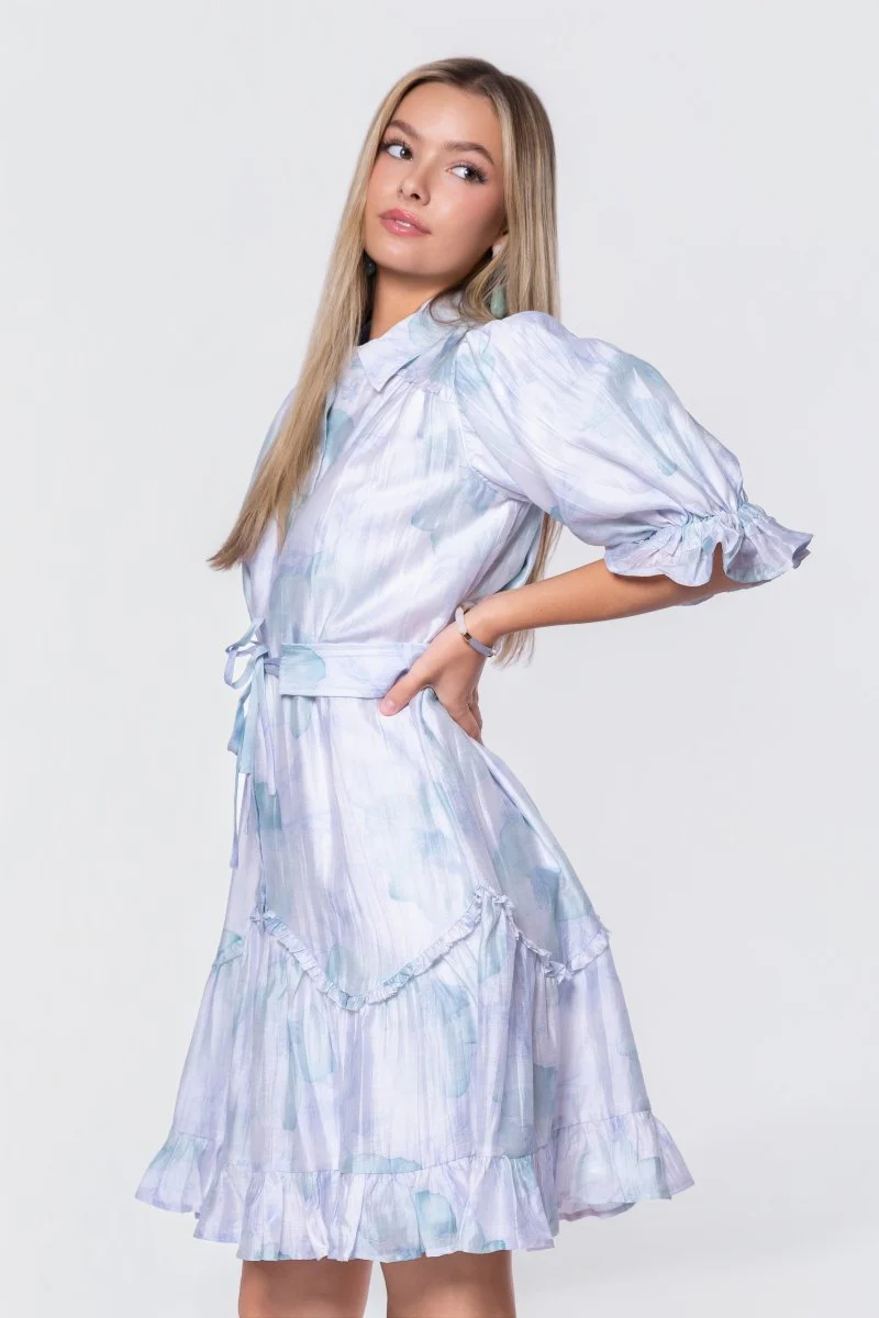 Juni Dress (Green Blue) - Image 3