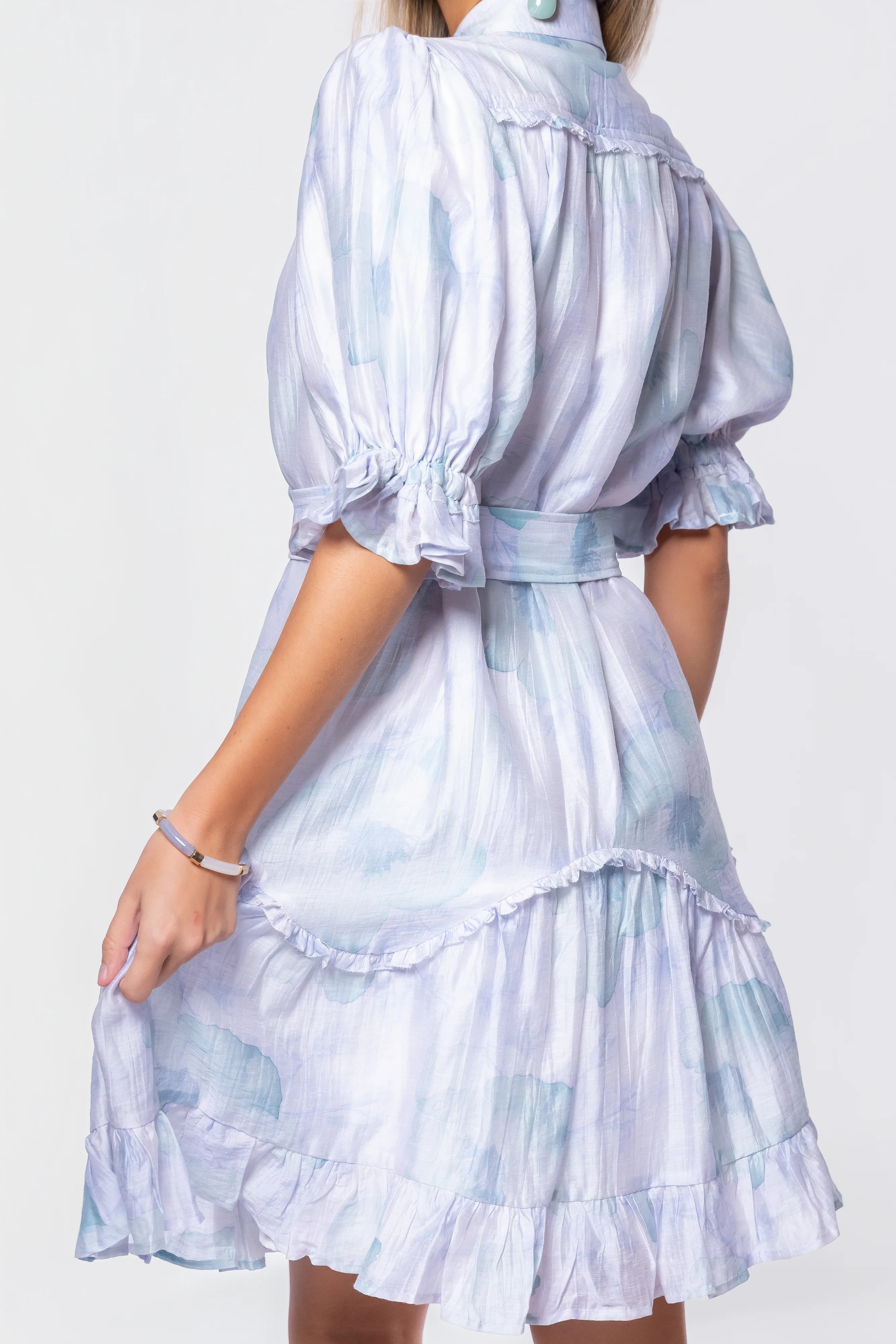 Juni Dress (Green Blue) - Image 6