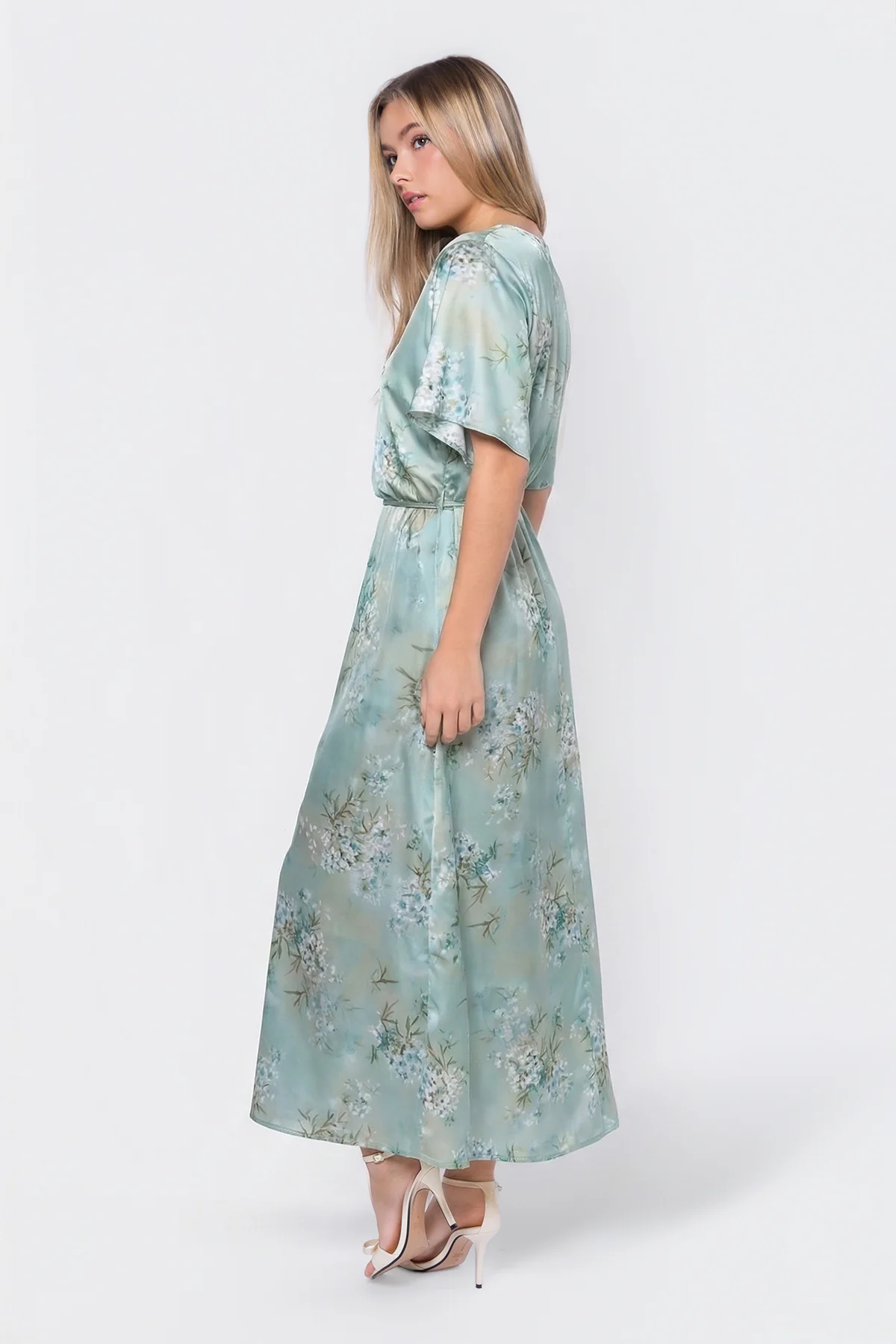 Juniper Dress (Green Flower) - Image 5