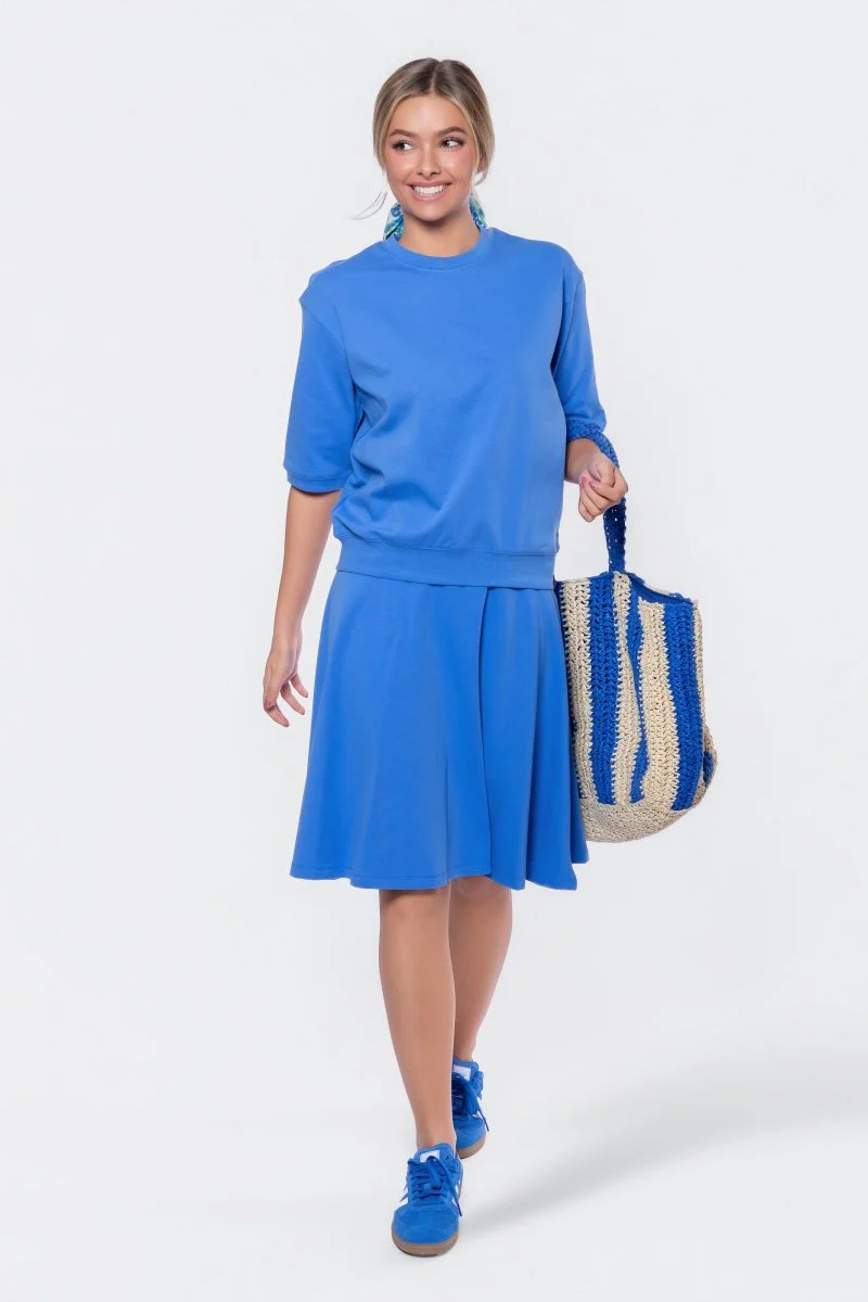 Karla Skirt 26" (Marina Blue)