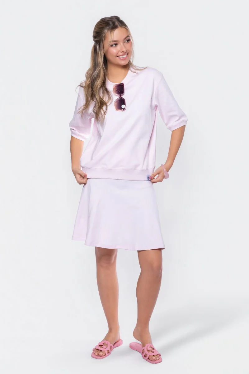 Karla Top Short Sleeve (Light Pink) - Image 2