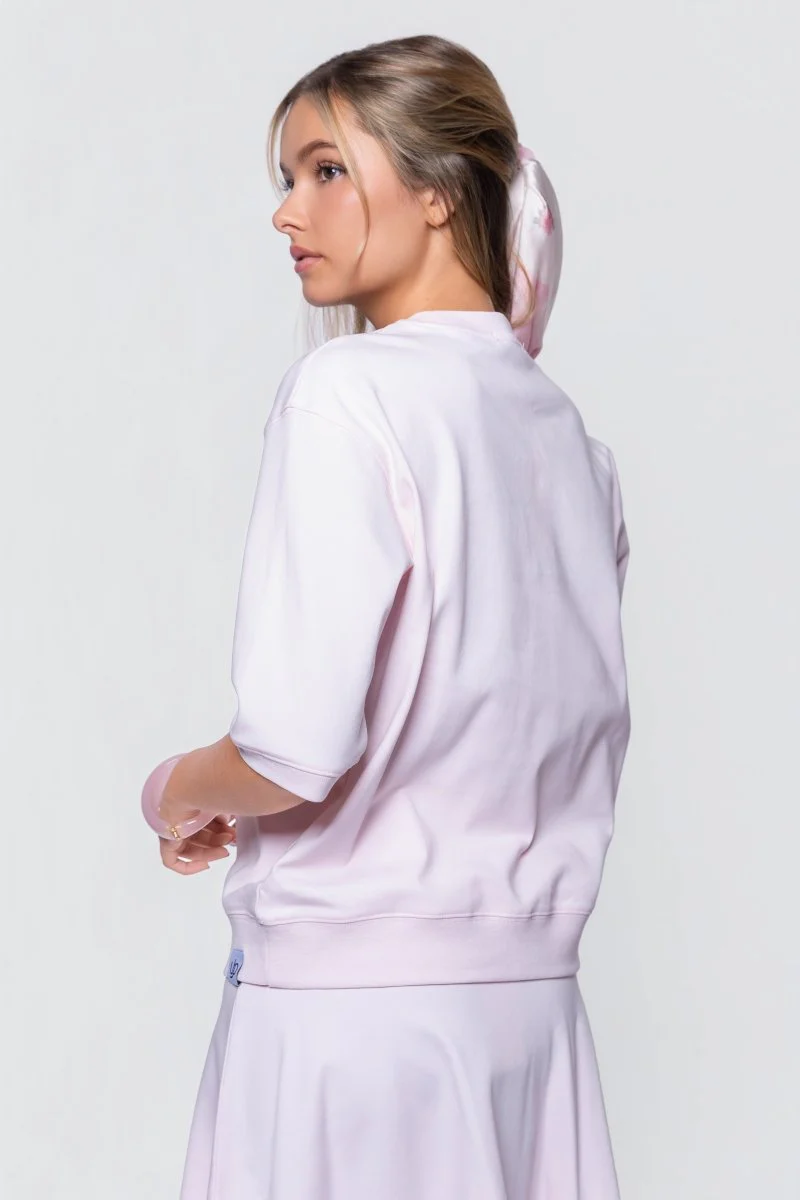 Karla Top Short Sleeve (Light Pink) - Image 4