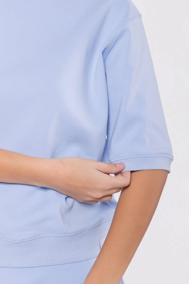 Karla Top Short Sleeve (Sky Blue) - Image 5