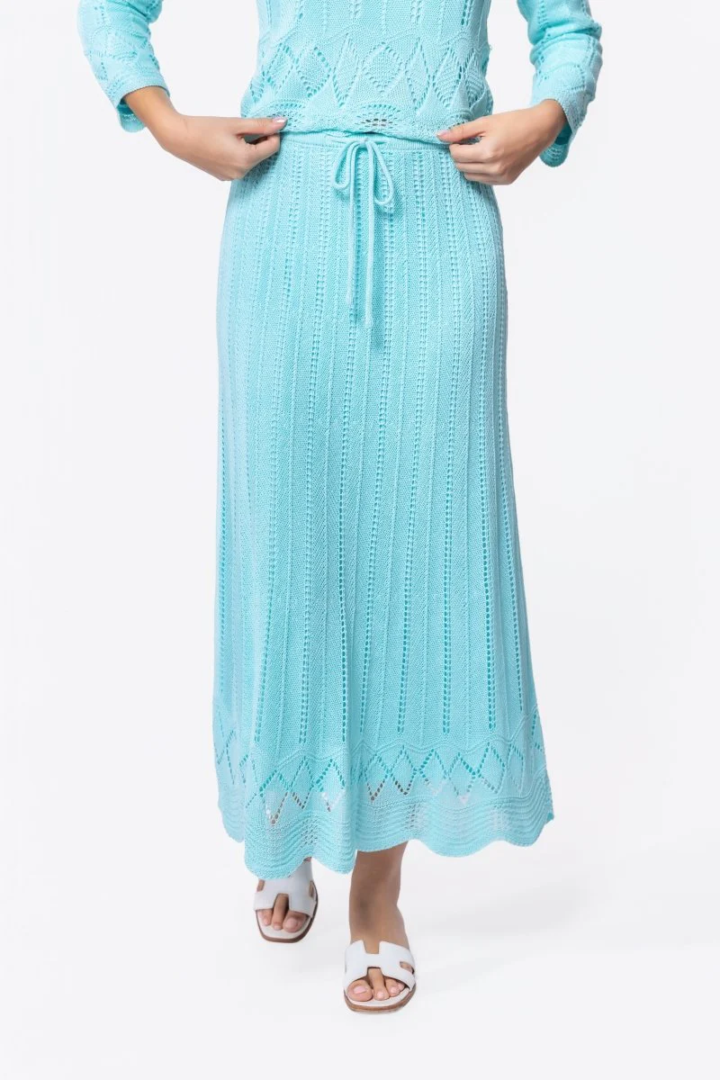 Kelly Skirt (Aqua Blue)
