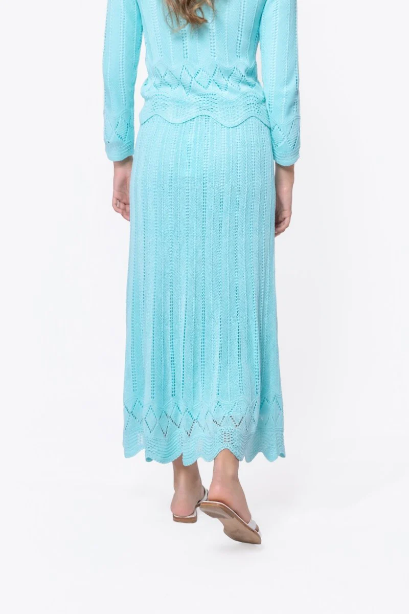 Kelly Skirt (Aqua Blue) - Image 4
