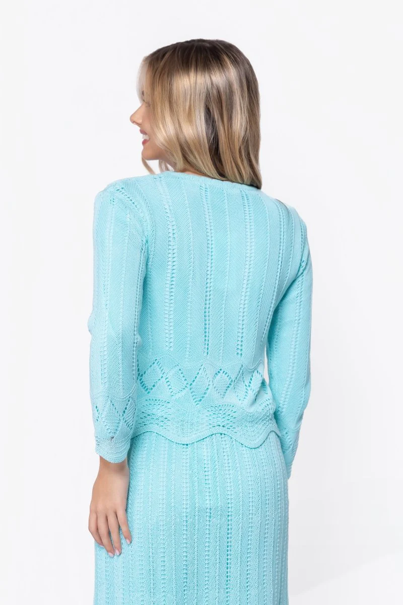 Kelly Top (Aqua Blue) - Image 4
