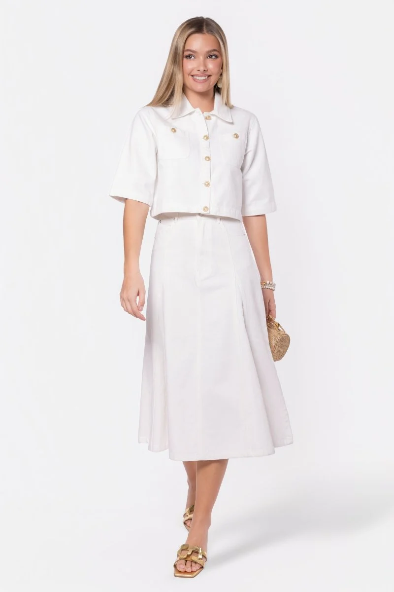 Kensley Jacket (White) - Image 7