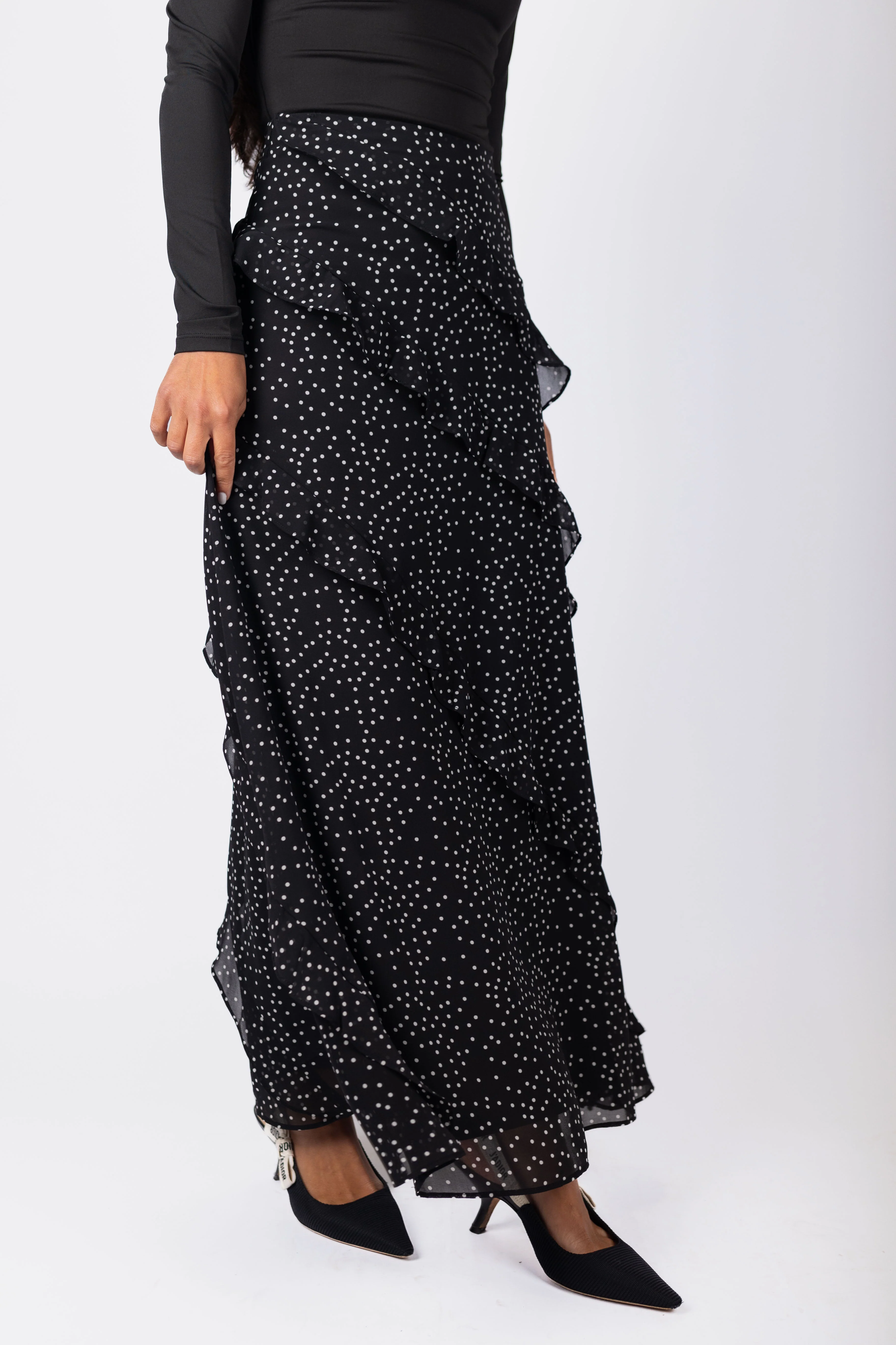 Laurel Skirt (Black Polka Dot) - Image 5