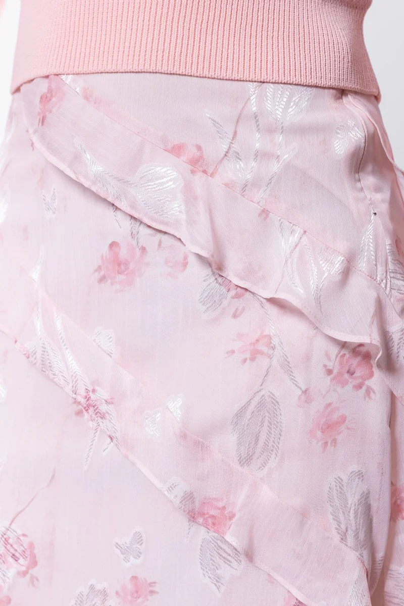 Laurel Skirt (Light Peach Pattern) - Image 5
