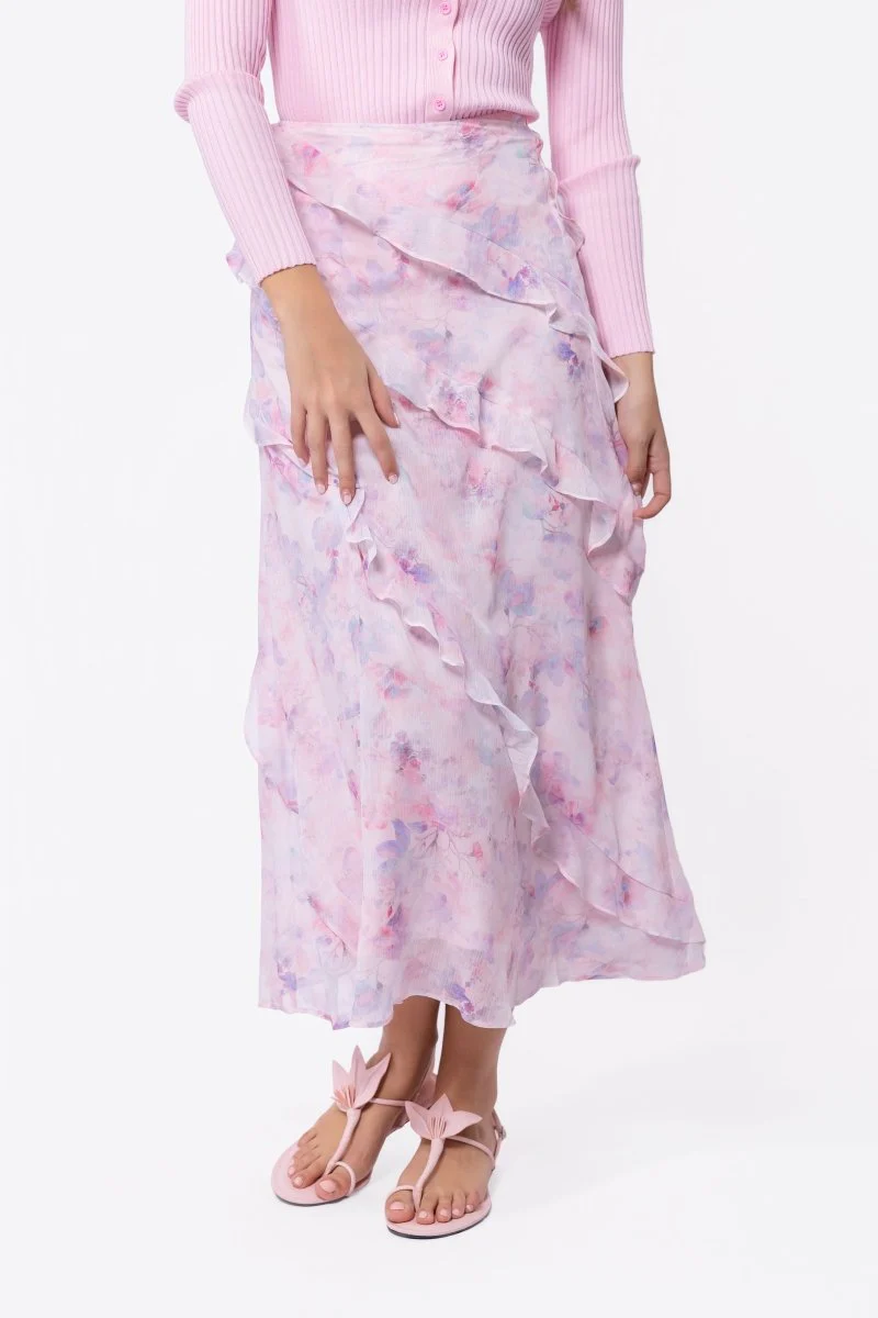 Laurel Skirt (Pink Flower) - Image 2