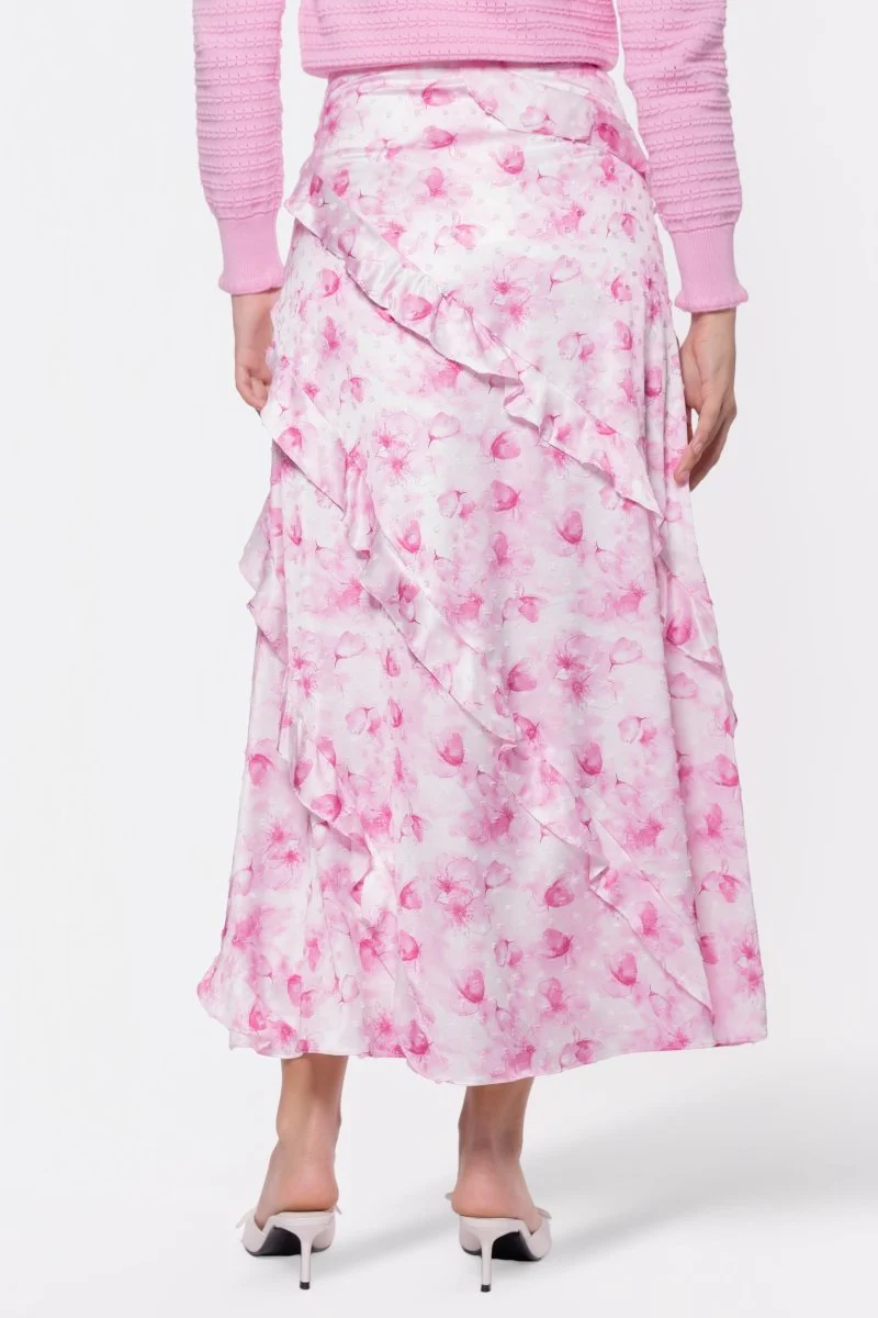 Laurel Skirt (White/Pink) - Image 3