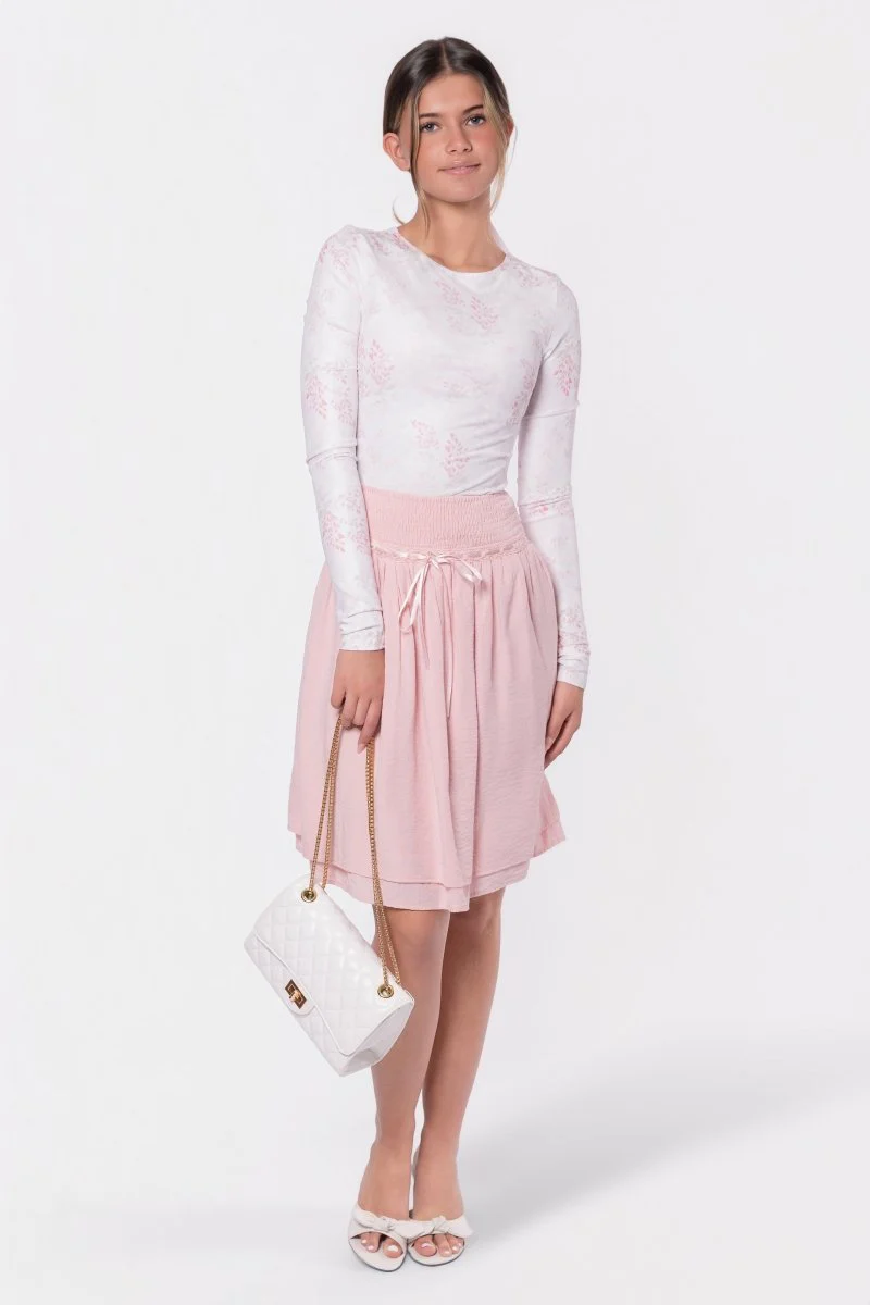 Leni Top (White/Pink) - Image 2