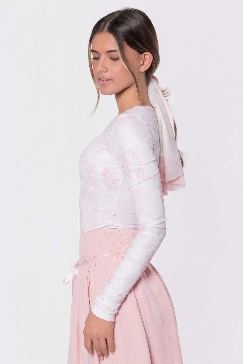 Leni Top (White/Pink) - Image 4
