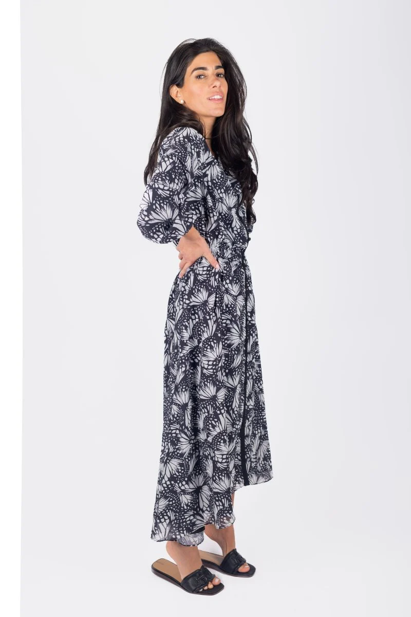 Lennox Dress (Black) - Image 4
