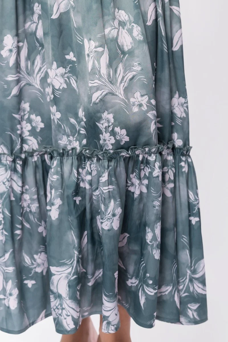 Leslie Dress (Green Pattern) - Image 5