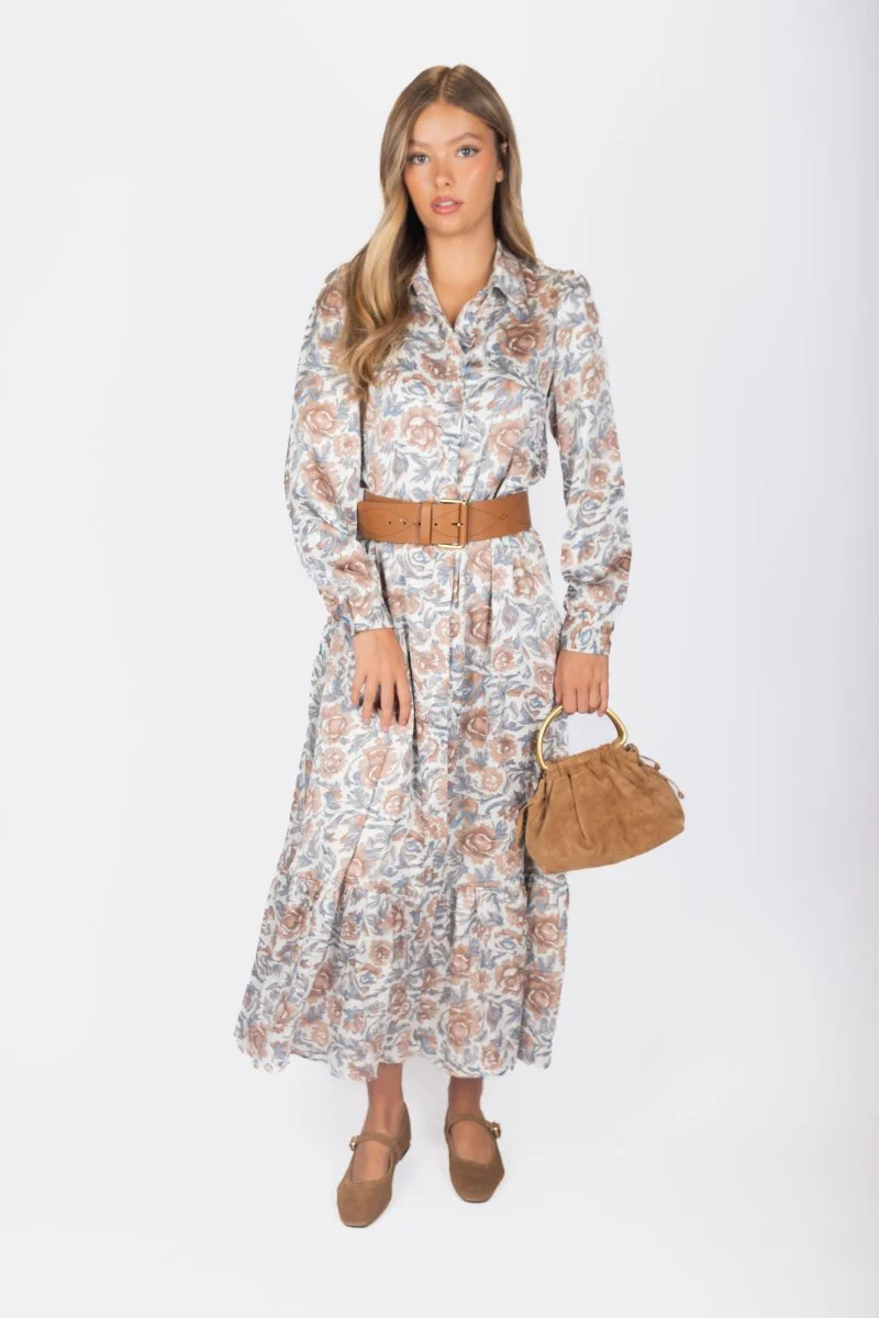 Lexi Dress 53" (Beige) - Image 6