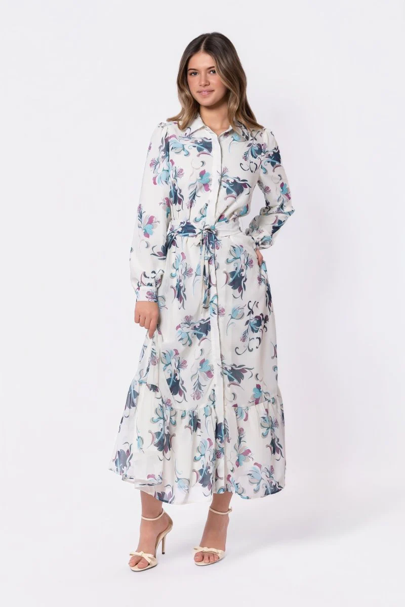 Lexi Dress (Ivory Ground)