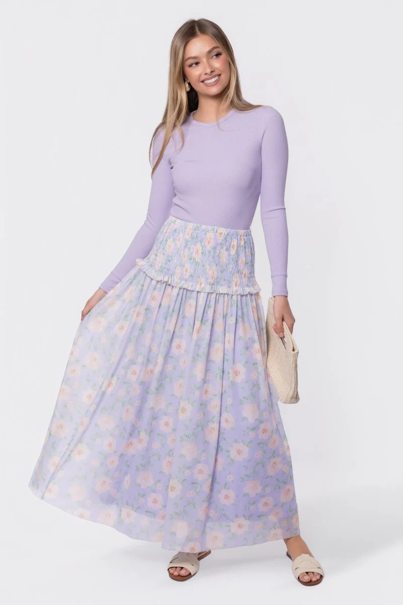 Liana Skirt (Light Lavender)