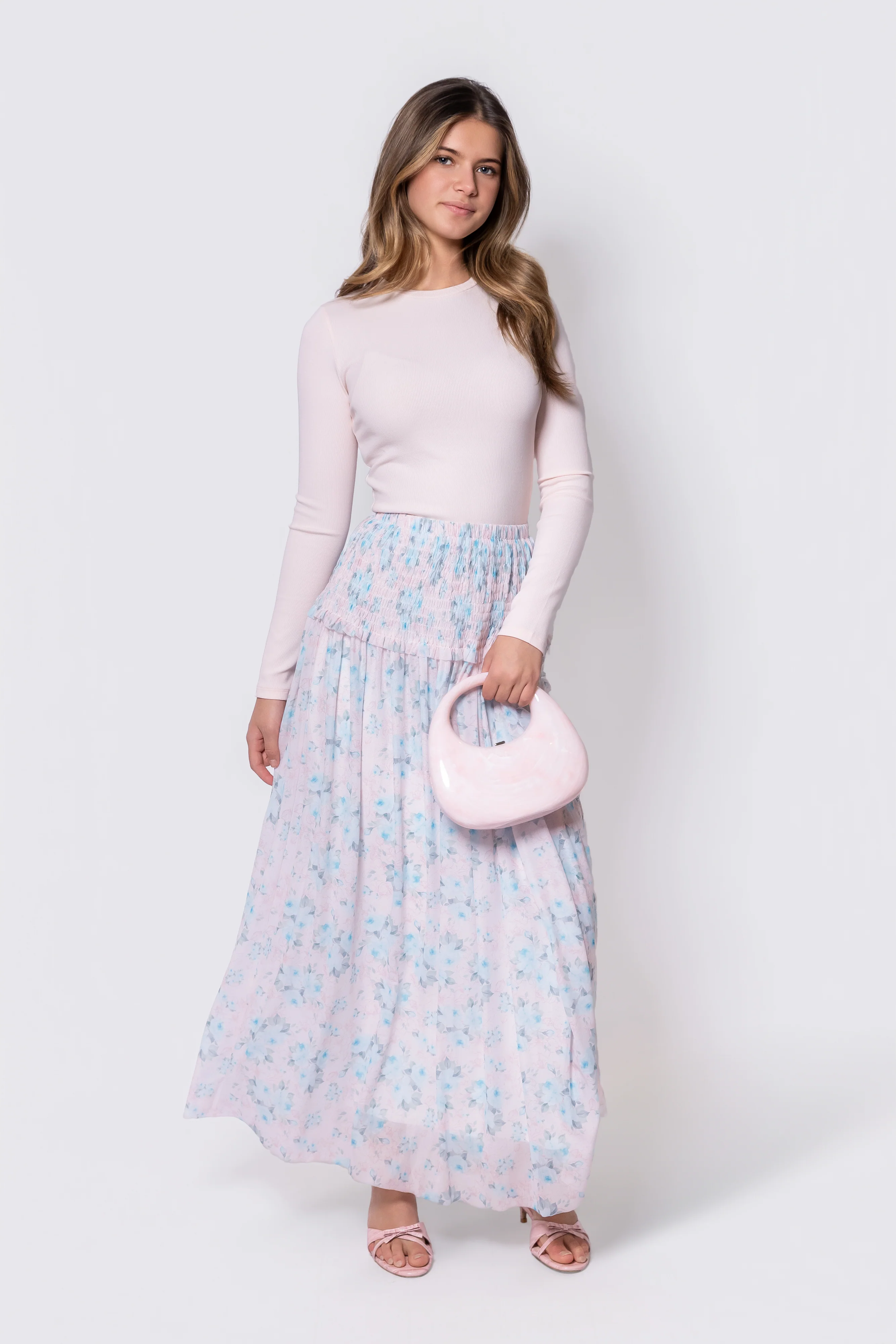 Liana Skirt (Pink /Blue) - Image 7