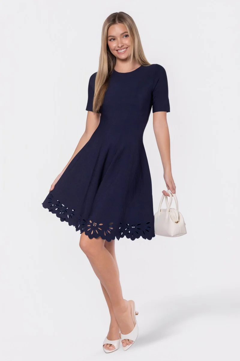 Lily Dress (Navy) - Image 2