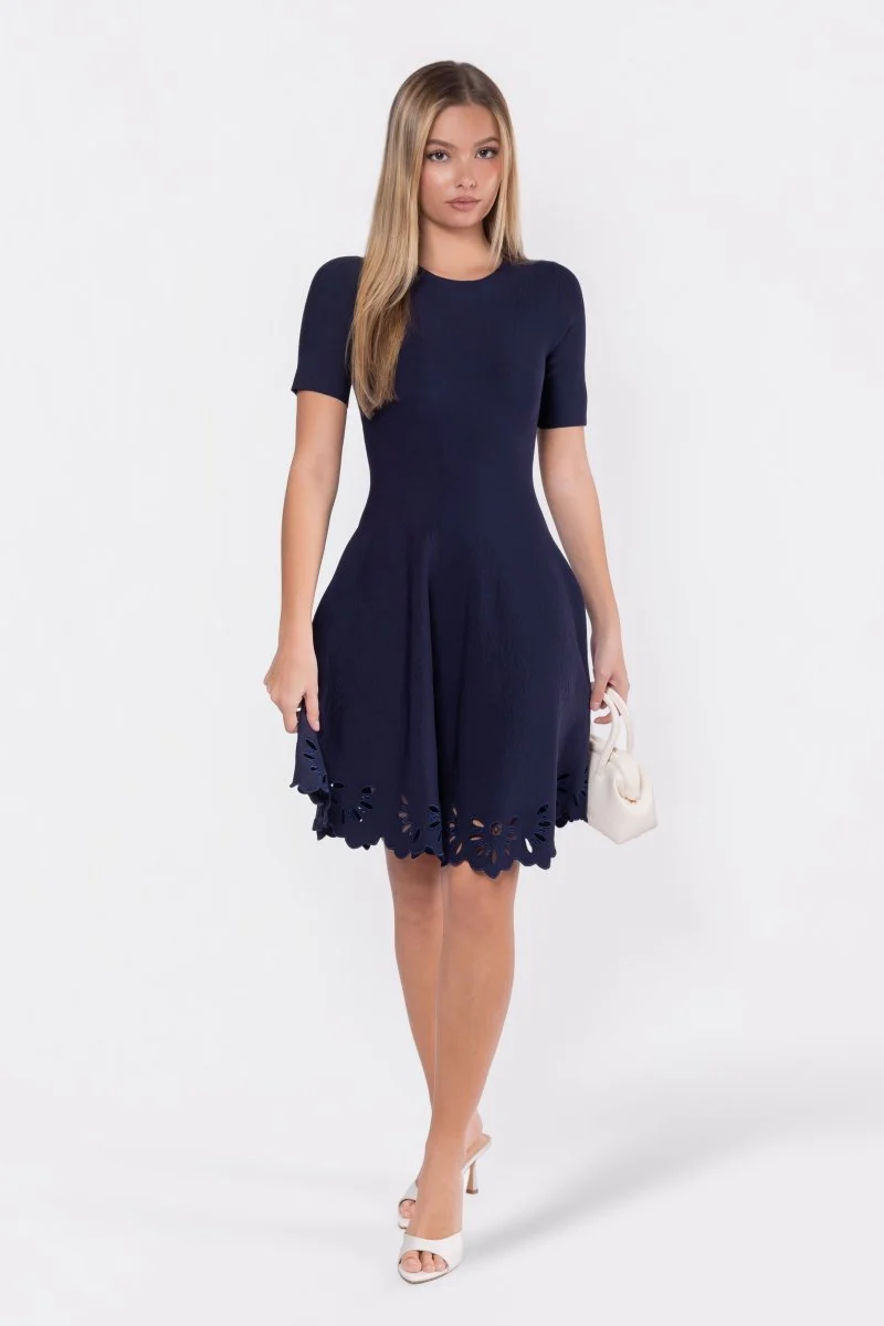 Lily Dress (Navy) - Image 3