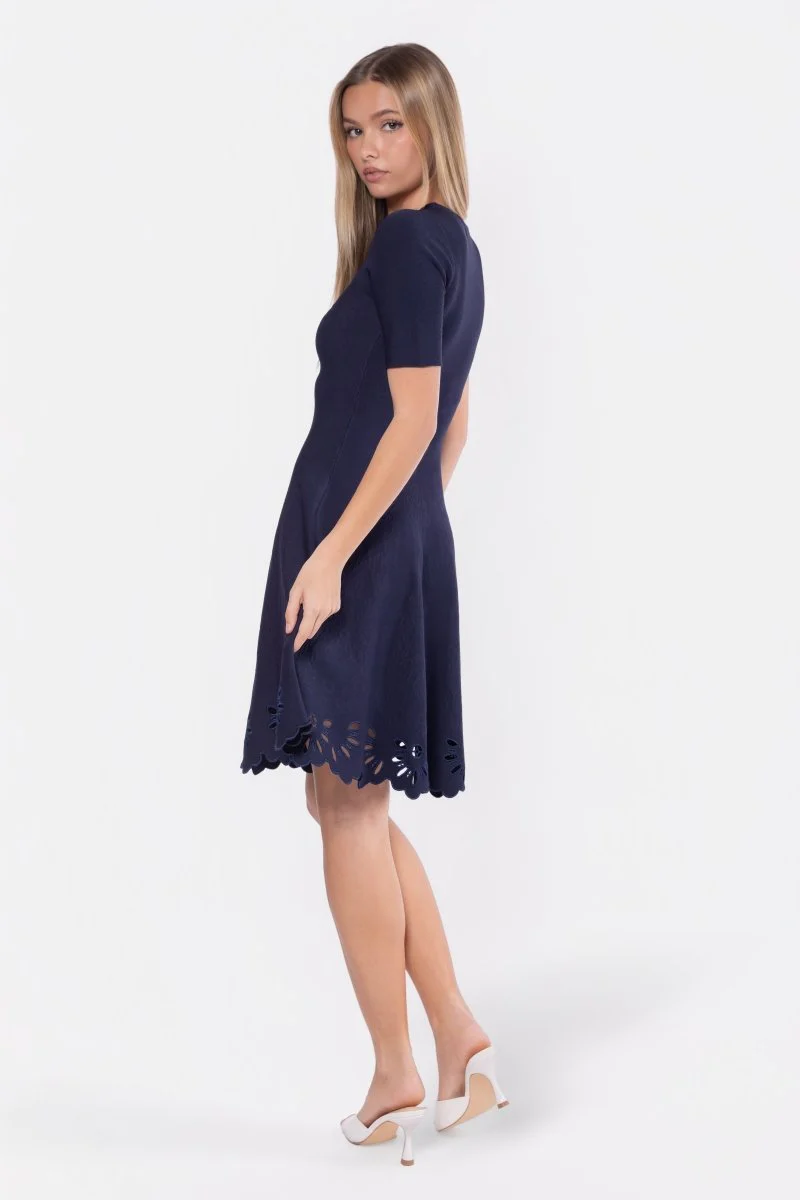 Lily Dress (Navy) - Image 5