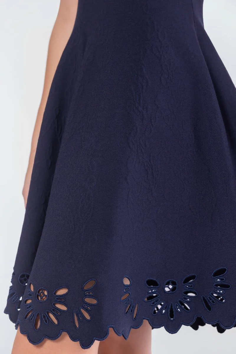Lily Dress (Navy) - Image 6