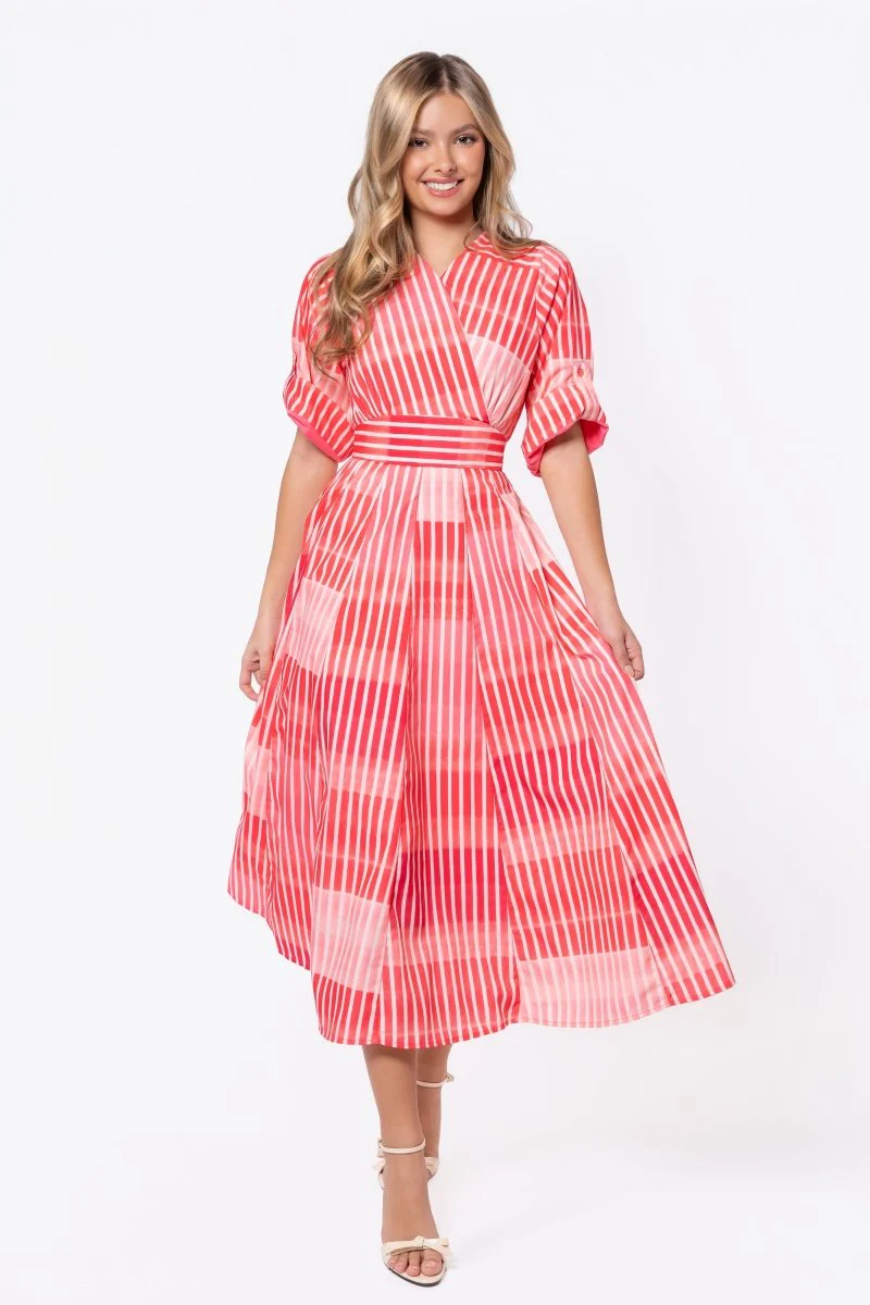 Linda Dress (Pink Multi)