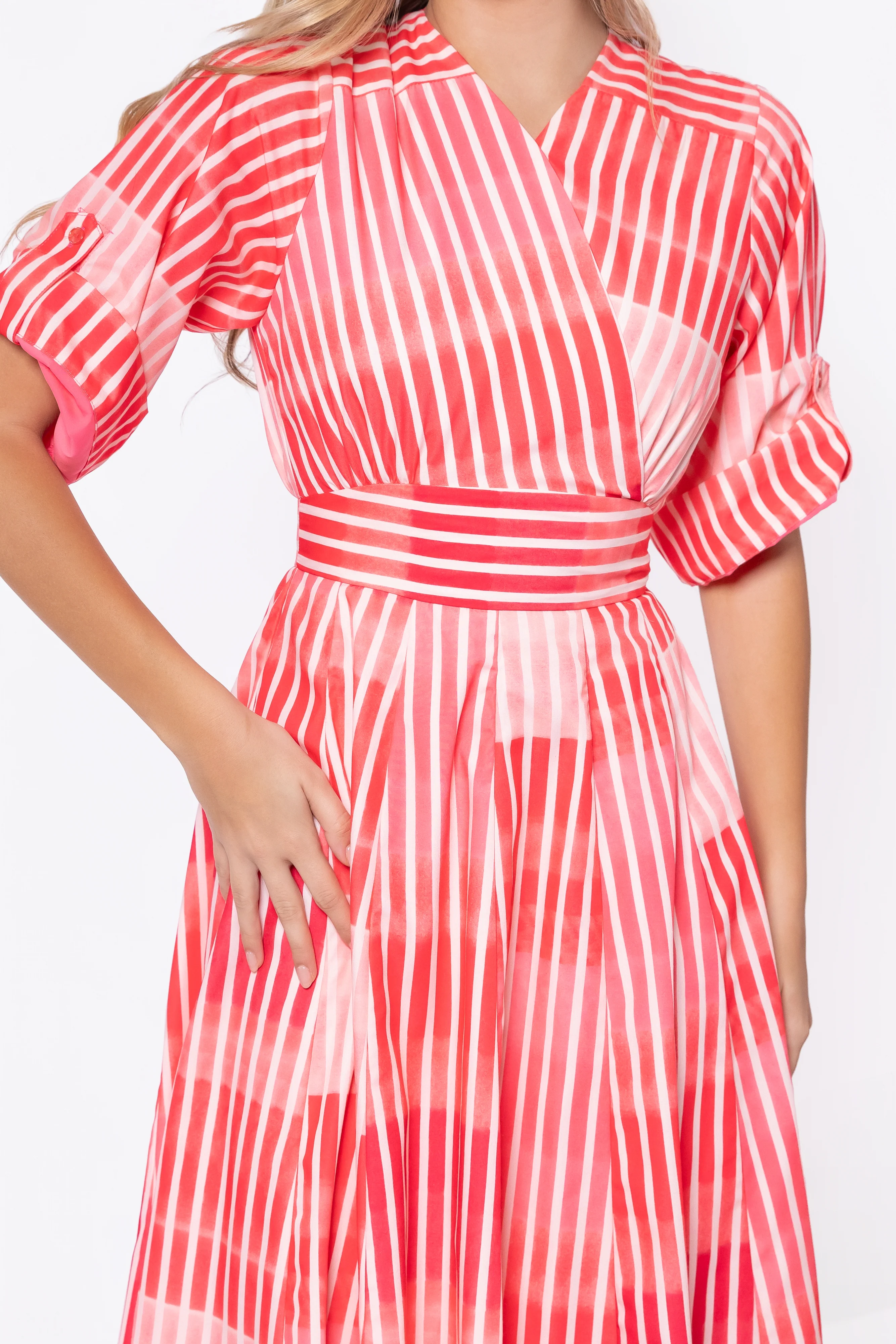 Linda Dress (Pink Multi) - Image 5