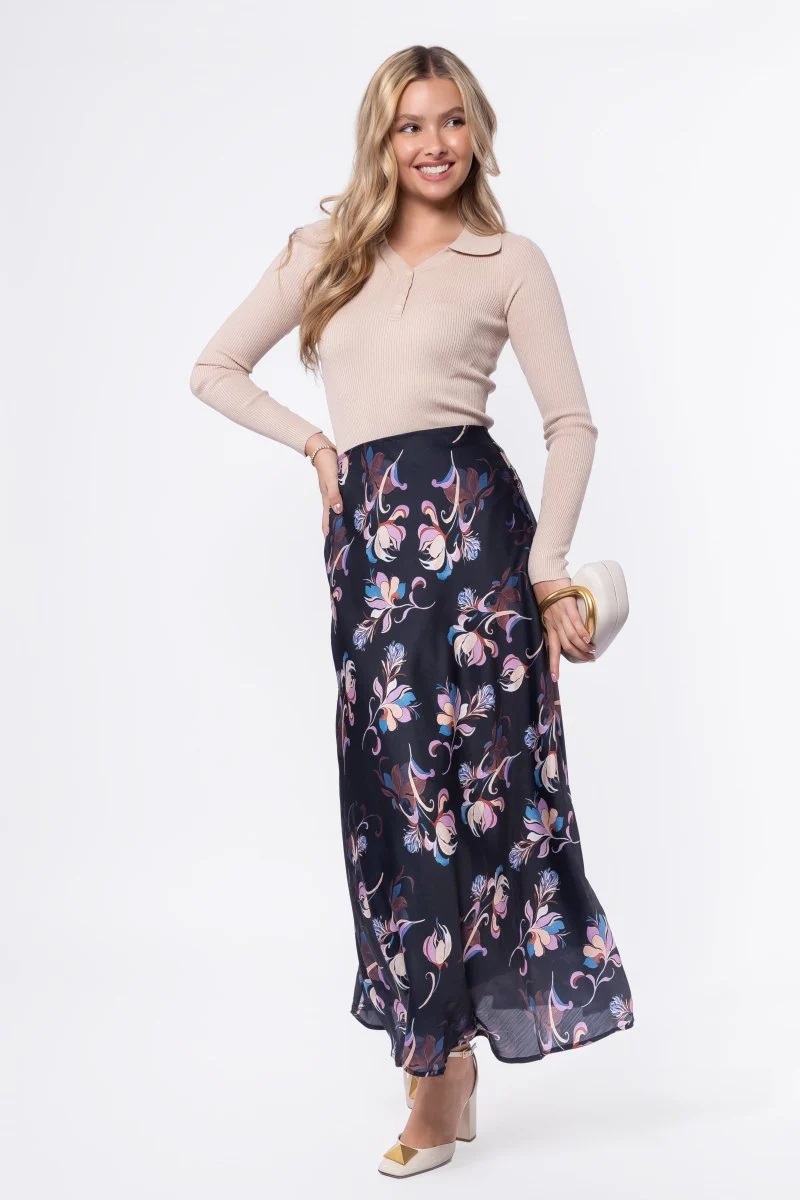 Lisa Skirt (Black Pattern) - Image 6