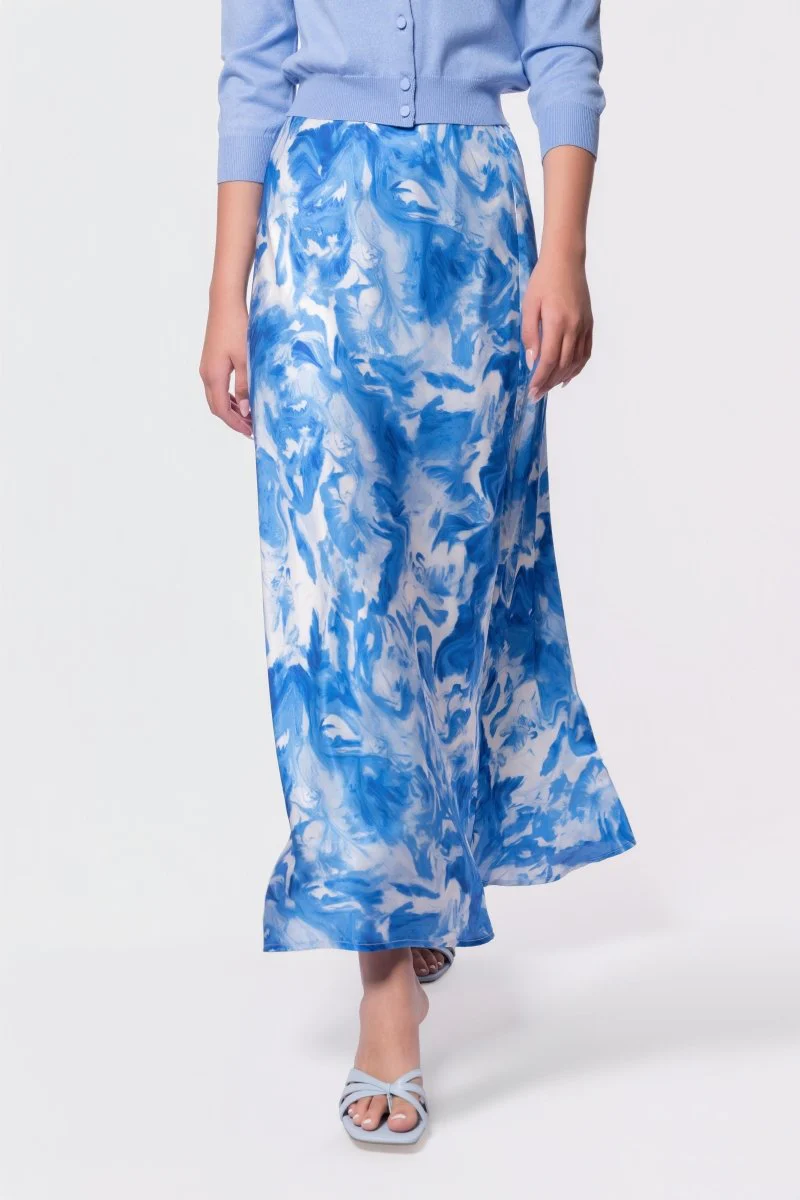 Lisa Skirt (Blue Pattern) - Image 2