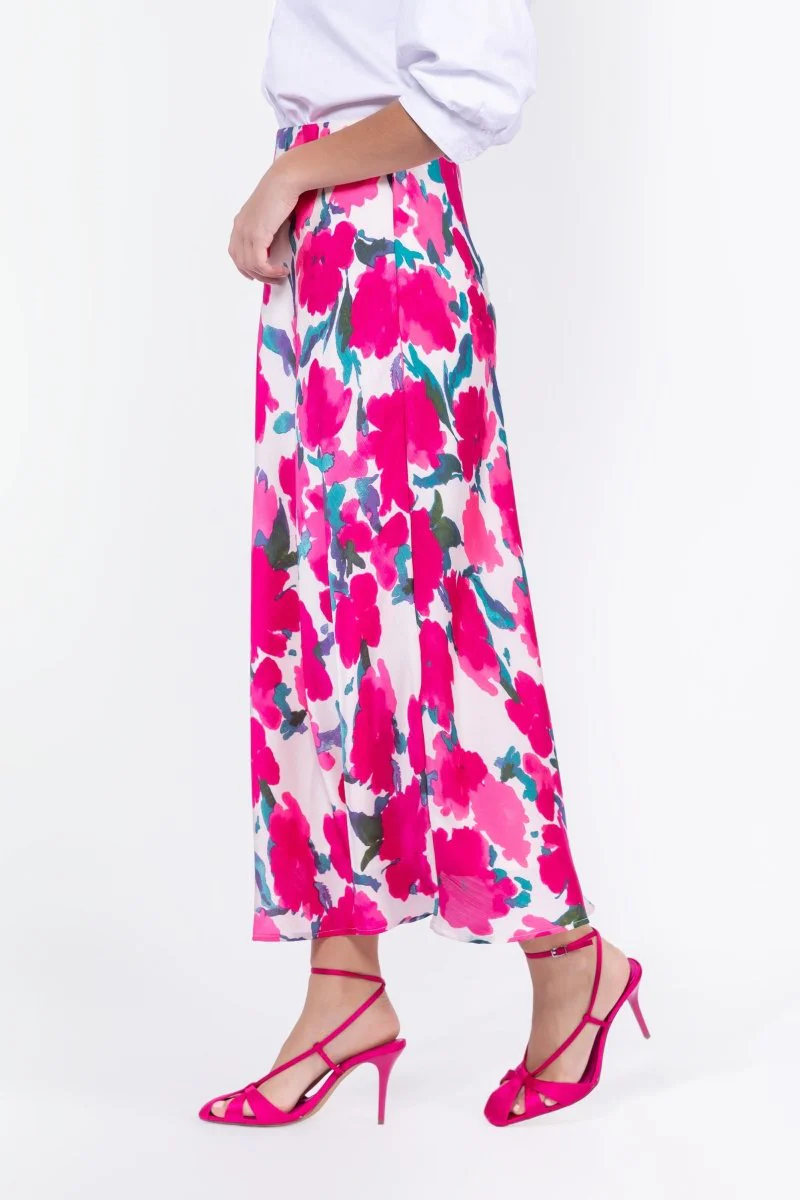 Lisa Skirt (Fuchsia/Green) - Image 3