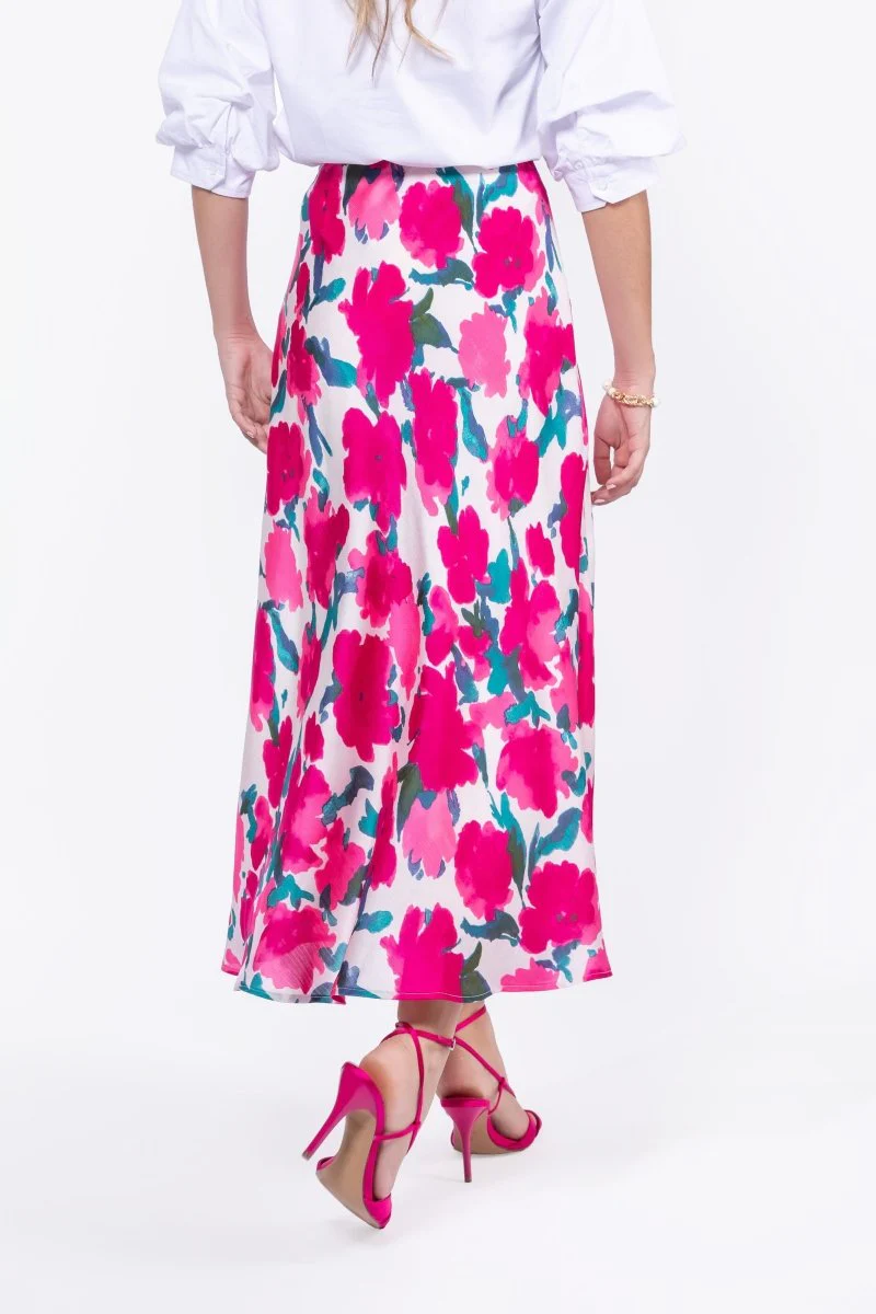 Lisa Skirt (Fuchsia/Green) - Image 5