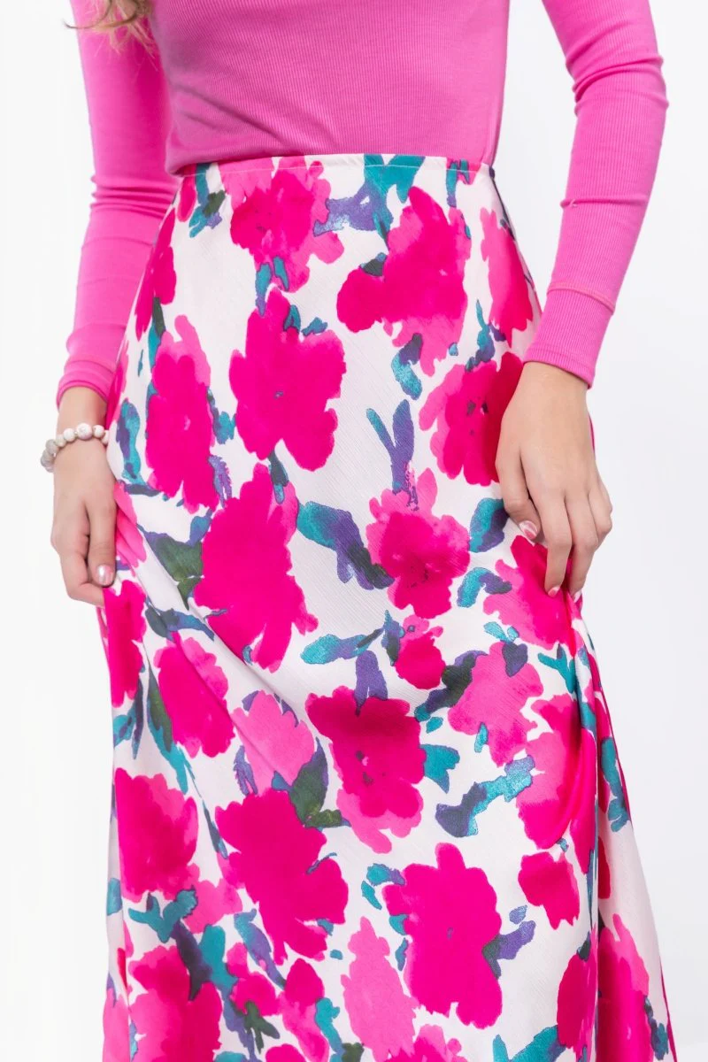 Lisa Skirt (Fuchsia/Green) - Image 7