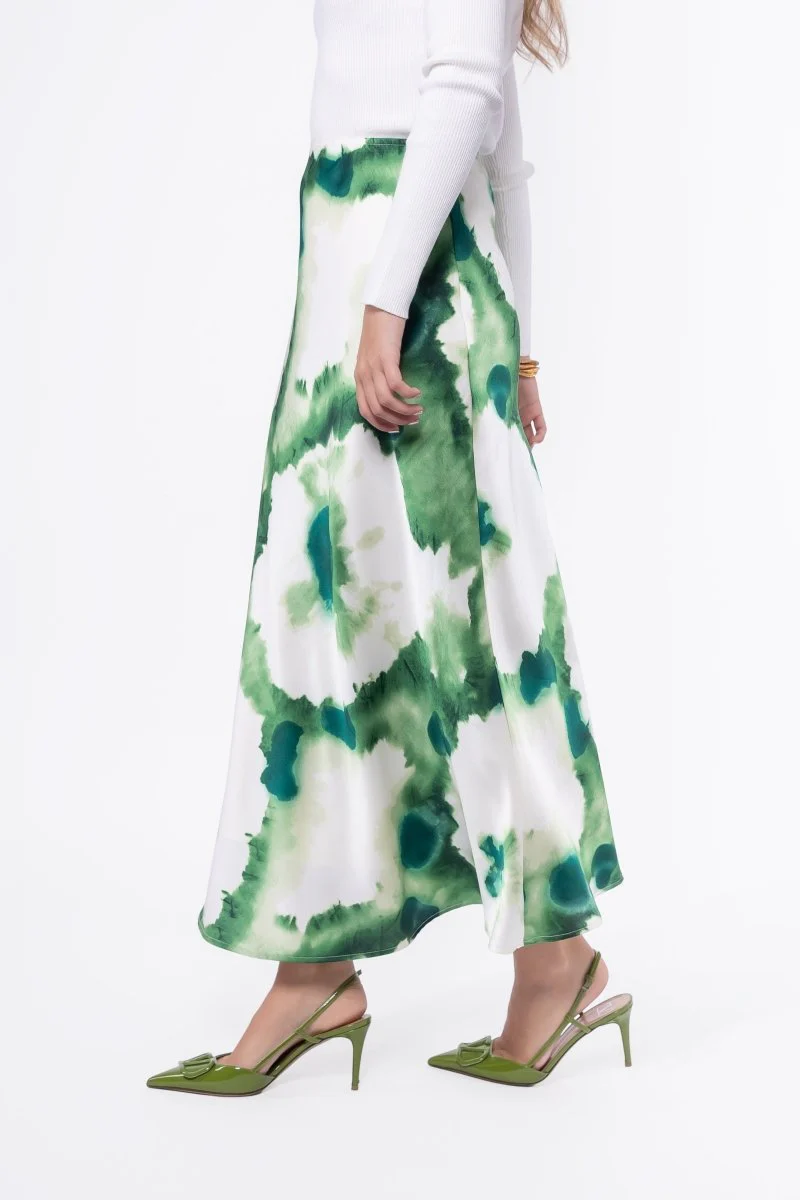 Lisa Skirt (Ivory/Green) - Image 4