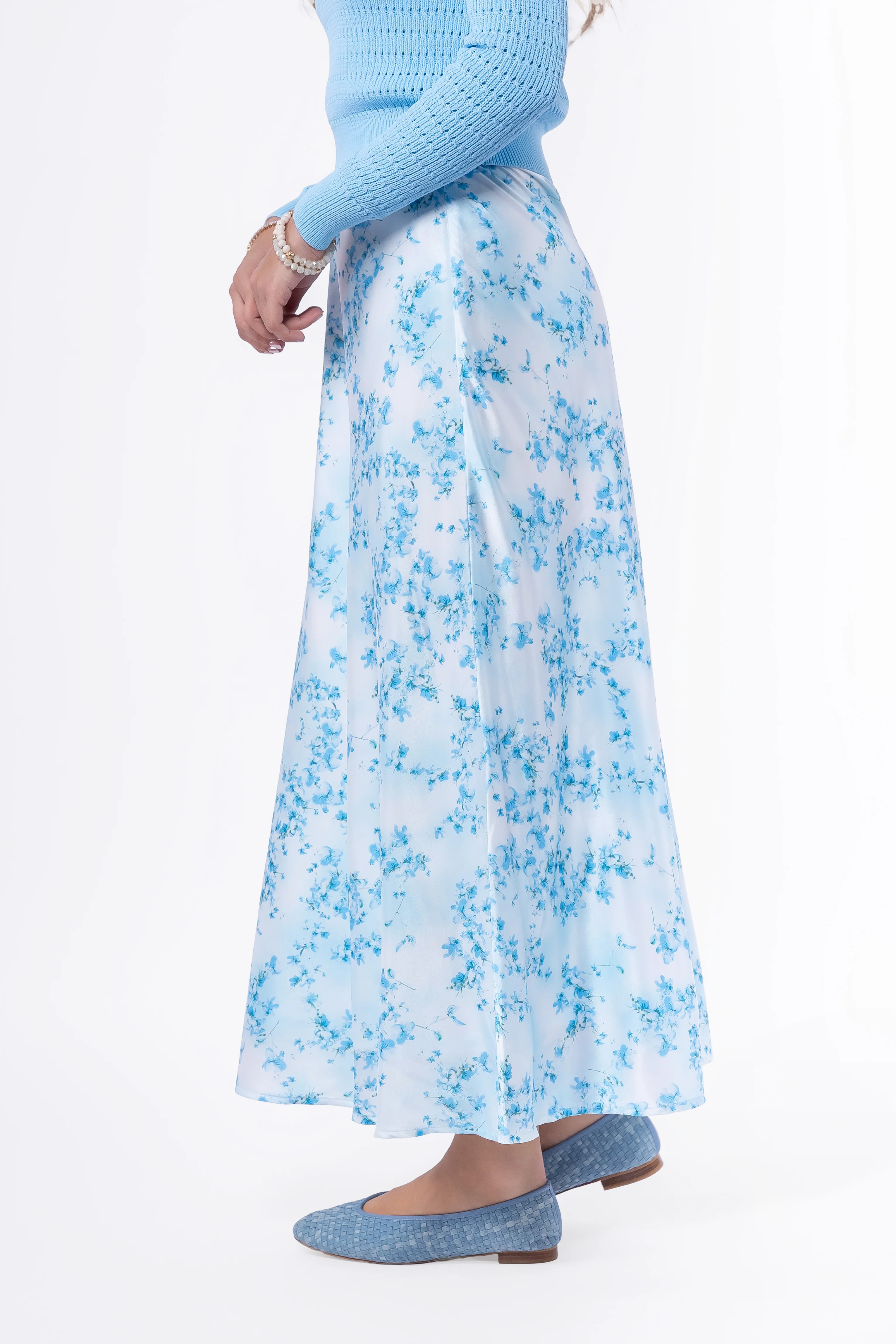Lisa Skirt (Blue Flower) - Image 3